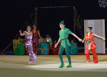 New Year party organized by Azerbaijan Gymnastics Federation. Baku. Azerbaijan, Dec.24, 2015